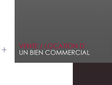 Vente et location de bien commercial